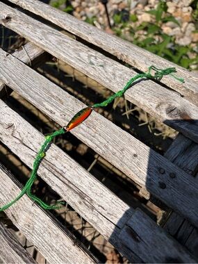Handmade Bracelet made from a fishing lure spoon